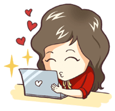 Cute Office Romance sticker #6702359