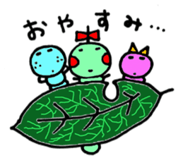 Caterpillar three sisters sticker #6702505