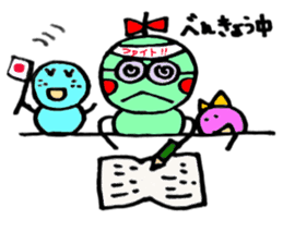 Caterpillar three sisters sticker #6702519