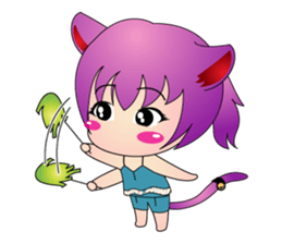 PalmKo Cat  by Kanomko 1(Eng) sticker #6702765