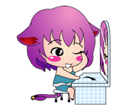 PalmKo Cat  by Kanomko 1(Eng) sticker #6702767