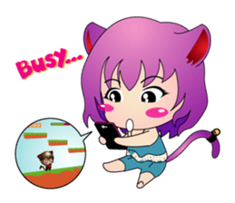 PalmKo Cat  by Kanomko 1(Eng) sticker #6702770