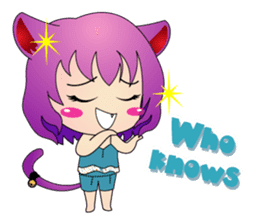 PalmKo Cat  by Kanomko 1(Eng) sticker #6702789