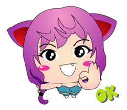 PalmKo Cat  by Kanomko 1(Eng) sticker #6702790