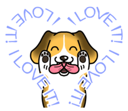 The Beagle Dog sticker #6703041