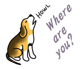 The Beagle Dog sticker #6703048