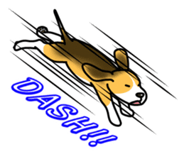 The Beagle Dog sticker #6703050