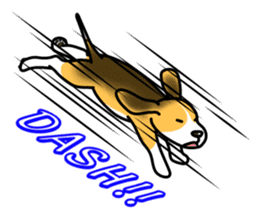 The Beagle Dog sticker #6703050