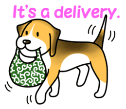 The Beagle Dog sticker #6703052