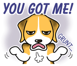 The Beagle Dog sticker #6703060