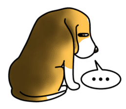 The Beagle Dog sticker #6703061