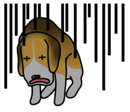 The Beagle Dog sticker #6703063