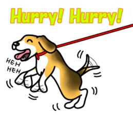 The Beagle Dog sticker #6703064