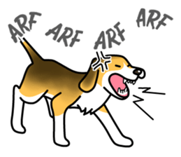 The Beagle Dog sticker #6703066