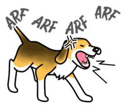 The Beagle Dog sticker #6703066