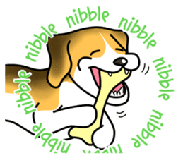 The Beagle Dog sticker #6703076