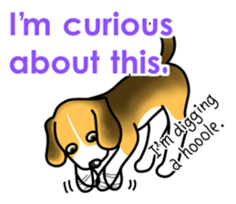 The Beagle Dog sticker #6703077