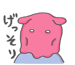 Opisthoteuthis californiana Wrestler Boy sticker #6703250