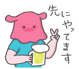 Opisthoteuthis californiana Wrestler Boy sticker #6703265