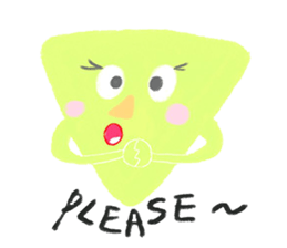 Yuyu's triangle sticker #6703606