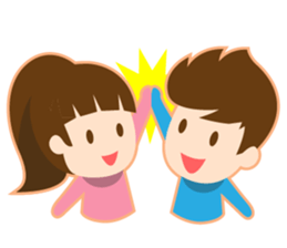 Otto and Onna Happy Together sticker #6703652