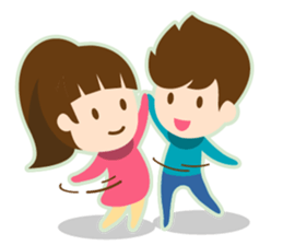 Otto and Onna Happy Together sticker #6703669