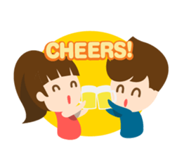 Otto and Onna Happy Together sticker #6703677