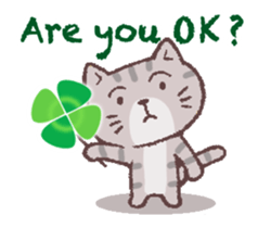 Cats & Clover (English) sticker #6704440