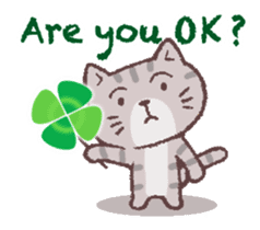 Cats & Clover (English) sticker #6704440