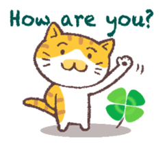 Cats & Clover (English) sticker #6704442