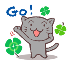 Cats & Clover (English) sticker #6704445
