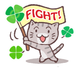 Cats & Clover (English) sticker #6704447