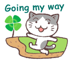 Cats & Clover (English) sticker #6704450