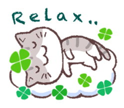 Cats & Clover (English) sticker #6704452