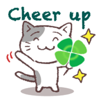 Cats & Clover (English) sticker #6704456