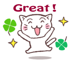 Cats & Clover (English) sticker #6704460