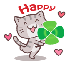 Cats & Clover (English) sticker #6704461