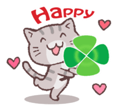Cats & Clover (English) sticker #6704461