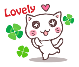 Cats & Clover (English) sticker #6704464