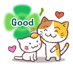 Cats & Clover (English) sticker #6704465