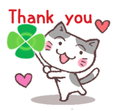Cats & Clover (English) sticker #6704468
