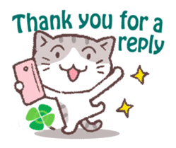 Cats & Clover (English) sticker #6704471