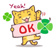 Cats & Clover (English) sticker #6704472