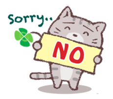 Cats & Clover (English) sticker #6704473