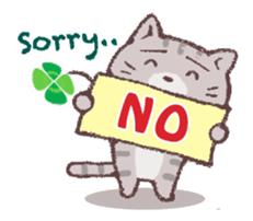 Cats & Clover (English) sticker #6704473