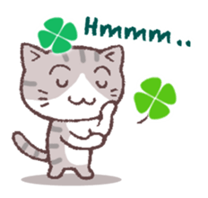 Cats & Clover (English) sticker #6704476
