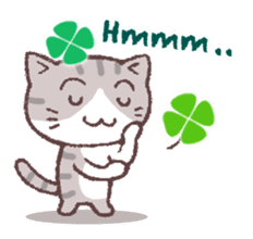 Cats & Clover (English) sticker #6704476