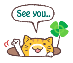 Cats & Clover (English) sticker #6704479