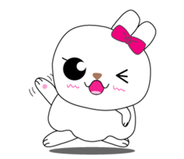 Cutie mini rabbit sticker #6704561