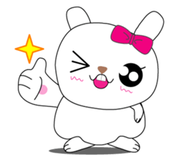 Cutie mini rabbit sticker #6704562